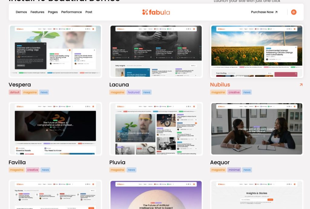 Demo Fabula