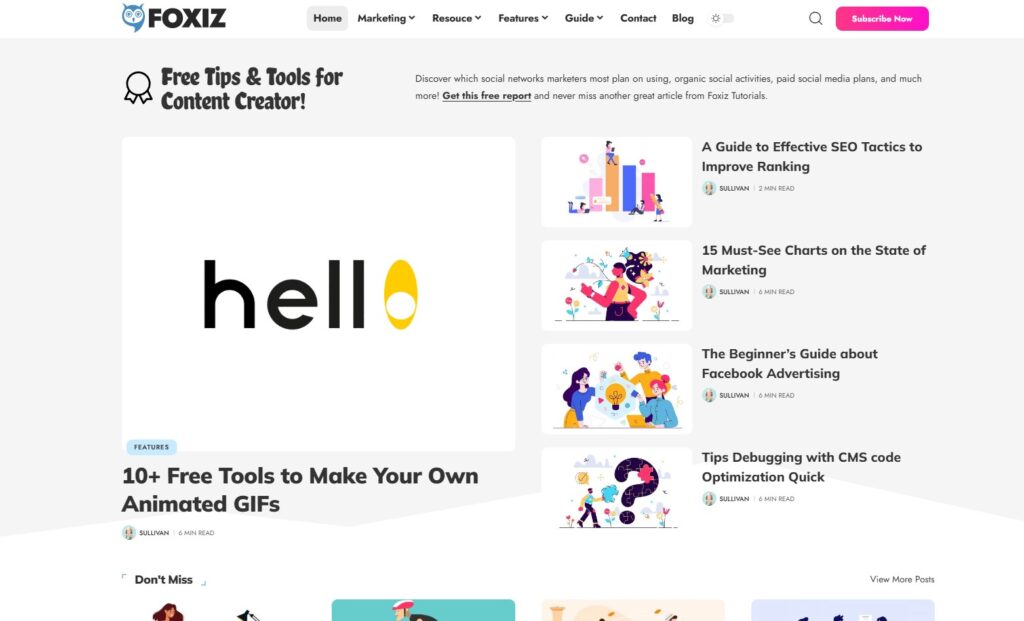 Theme Foxiz