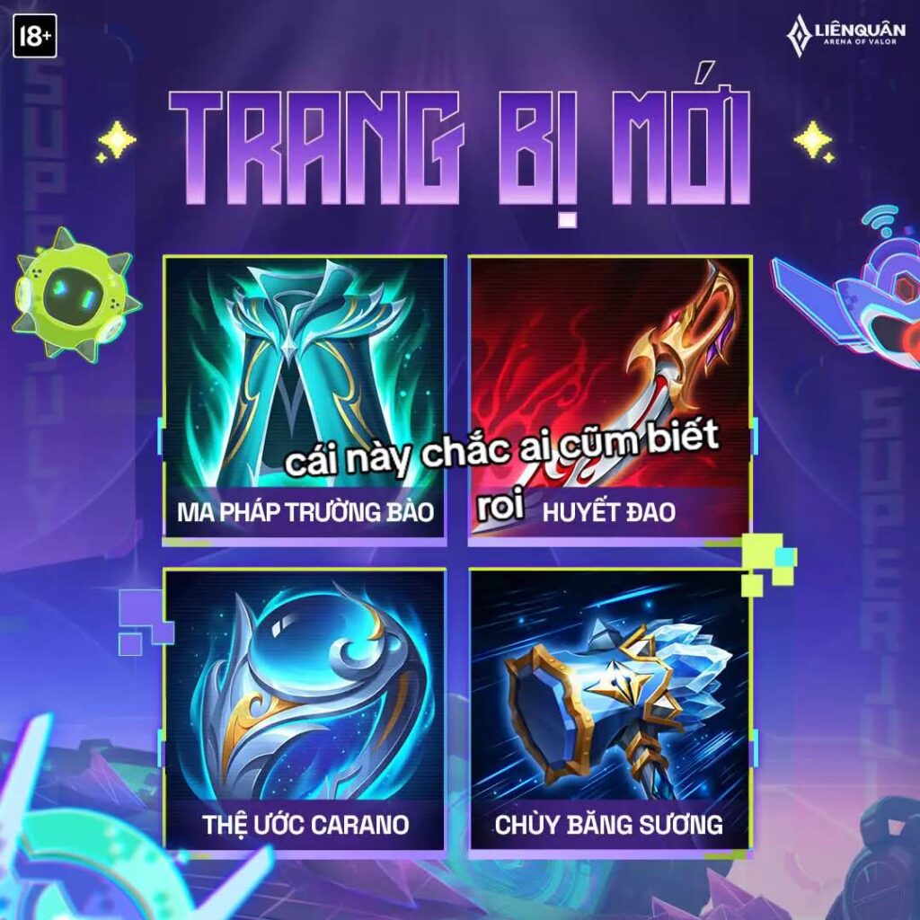 Trang Bị Mới