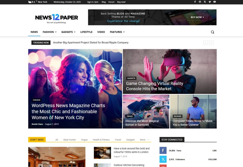 Theme Newspaper